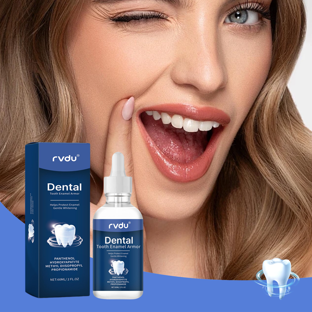 Fluoride-Free Hydroxyapatite Tooth Armor Drops | Enamel Repair, Whitening & Fresh Breath | Gentle Oral Care for Sensitive Teeth