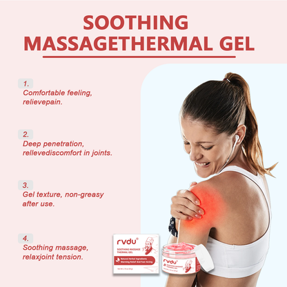 Deep Warming Massage Gel – Herbal Formula for Neck, Back, Joints & Muscle Relief – Powered by Menthol and Plant Extracts