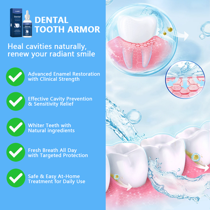 Fluoride-Free Hydroxyapatite Tooth Armor Drops | Enamel Repair, Whitening & Fresh Breath | Gentle Oral Care for Sensitive Teeth