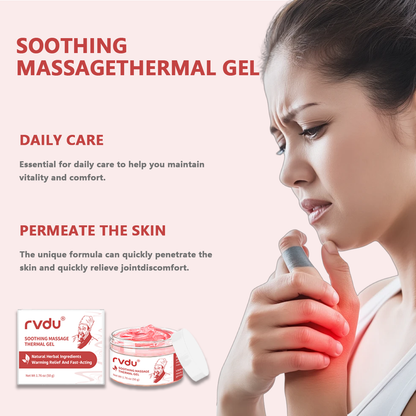 Deep Warming Massage Gel – Herbal Formula for Neck, Back, Joints & Muscle Relief – Powered by Menthol and Plant Extracts
