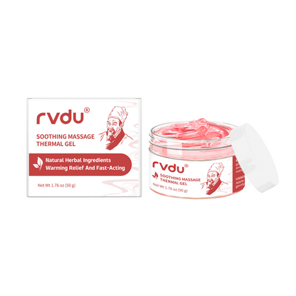 Gel de Masaje con Efecto Calor Profundo – Fórmula Herbal para Alivio de Cuello, Espalda, Articulaciones y Músculos – Con Mentol y Extractos Vegetales
