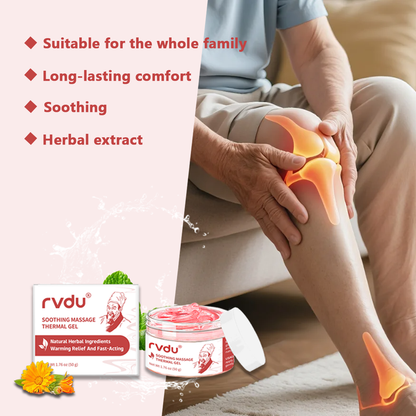 Deep Warming Massage Gel – Herbal Formula for Neck, Back, Joints & Muscle Relief – Powered by Menthol and Plant Extracts