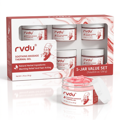 Gel de Masaje con Efecto Calor Profundo – Fórmula Herbal para Alivio de Cuello, Espalda, Articulaciones y Músculos – Con Mentol y Extractos Vegetales